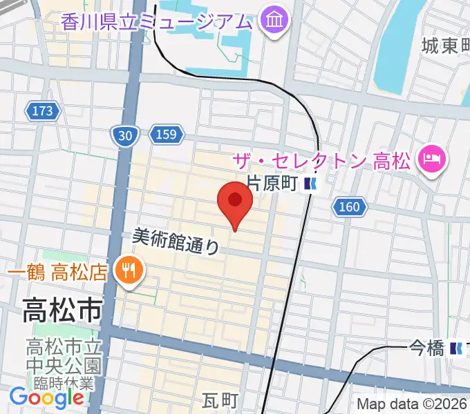 高松RIZIN'の地図