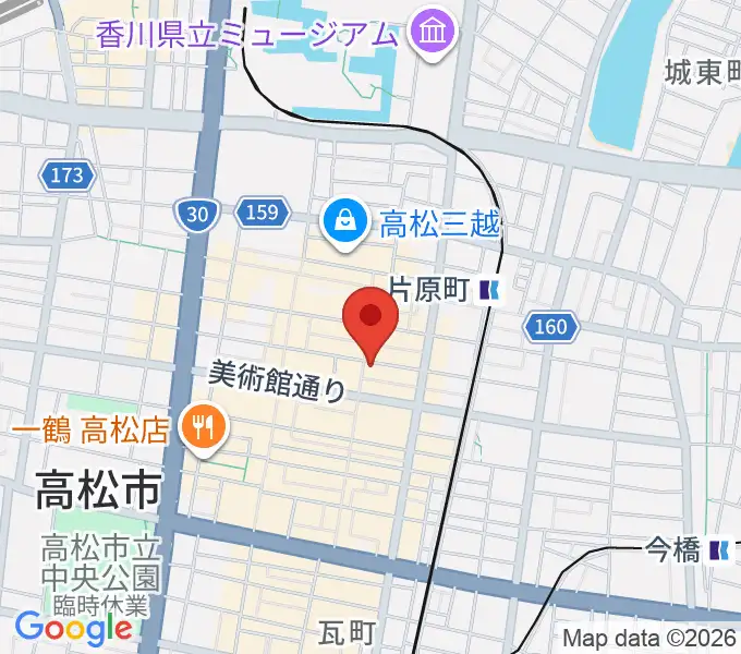 高松RIZIN'の地図