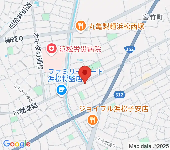 将監ハルソニックスタジオの地図