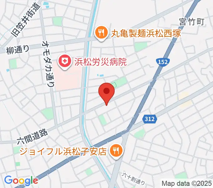 将監ハルソニックスタジオの地図
