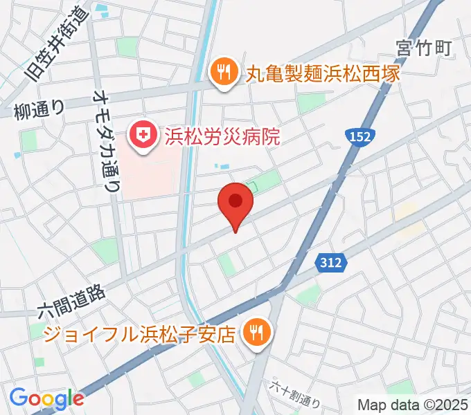 将監ハルソニックスタジオの地図