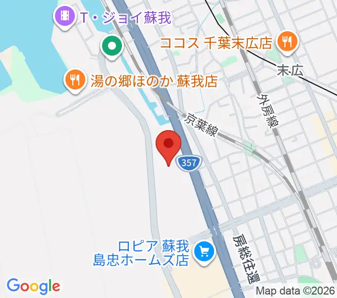 タワーレコード アリオモール蘇我店の地図