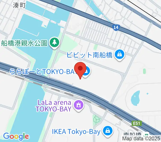 タワーレコード ららぽーとTOKYO-BAY店の地図