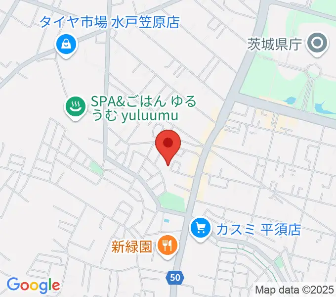 リズム音楽教室の地図