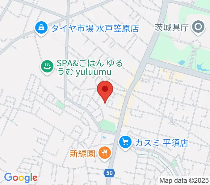 リズム音楽教室の地図