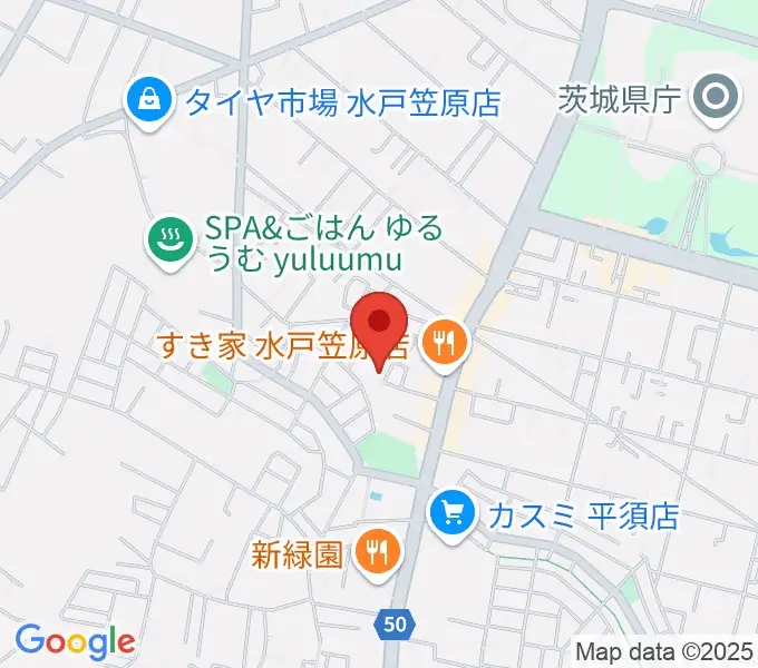リズム音楽教室の地図