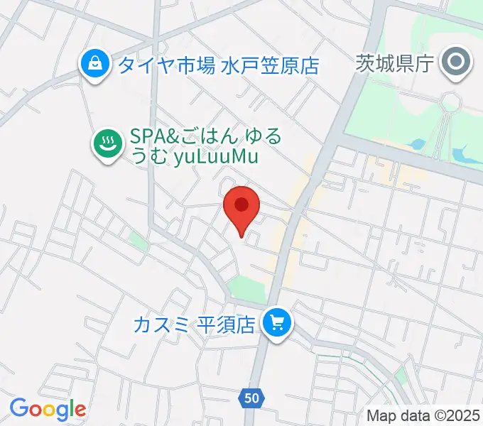 リズム音楽教室の地図