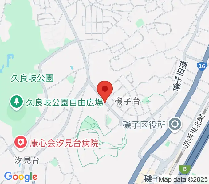 多治川ギタースクール横浜磯子教室の地図