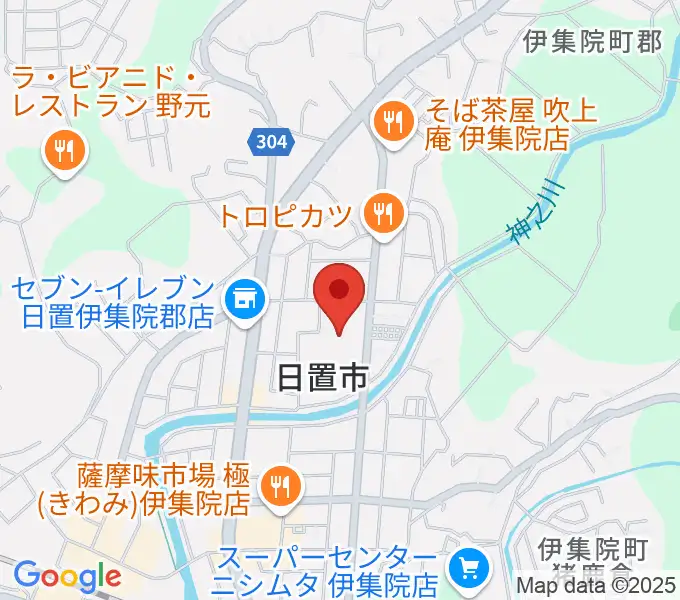 日置市伊集院文化会館の地図