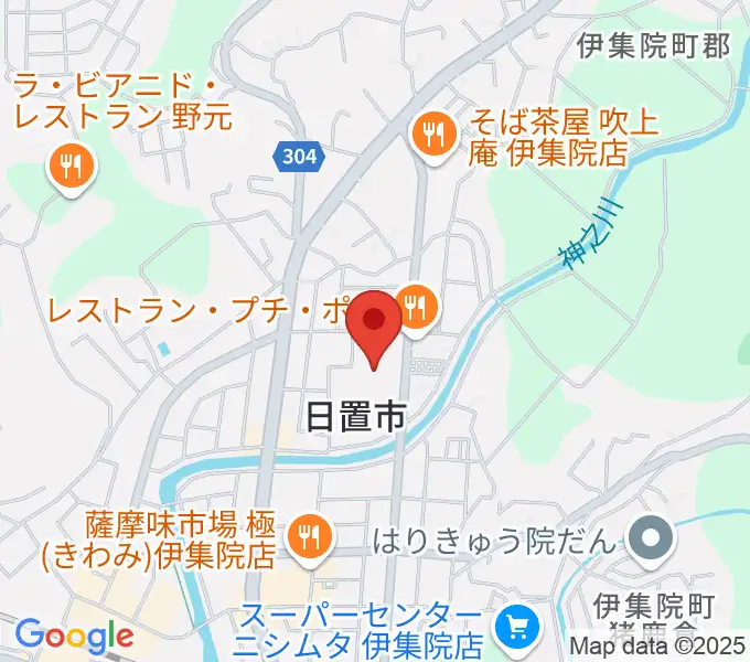 日置市伊集院文化会館の地図