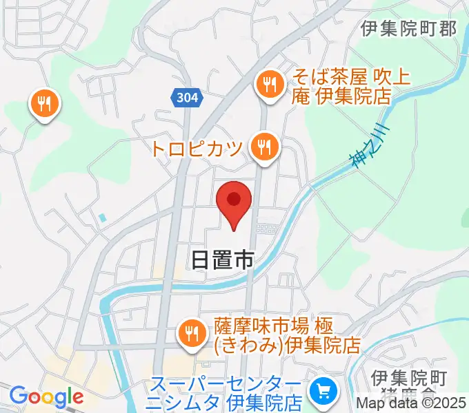 日置市伊集院文化会館の地図