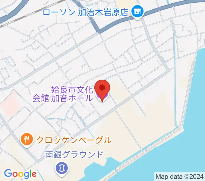 姶良市文化会館 加音ホールの地図