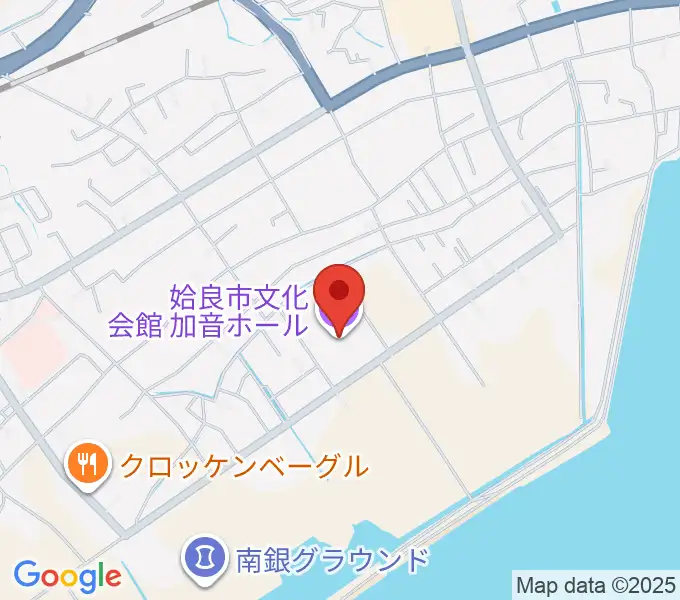 姶良市文化会館 加音ホールの地図