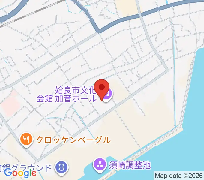 姶良市文化会館 加音ホールの地図