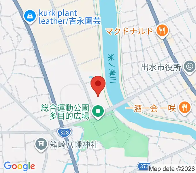 マルマエホール出水の地図