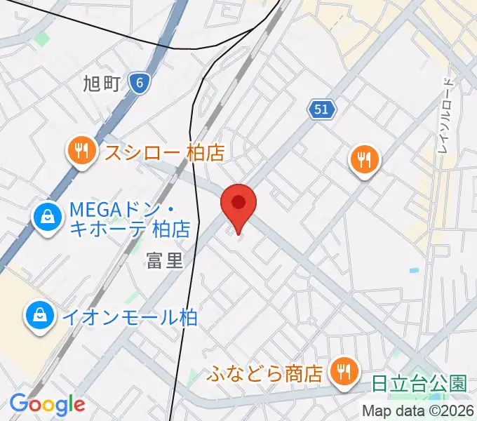 尚美学園認定ピアノ教室 Music Clubの地図