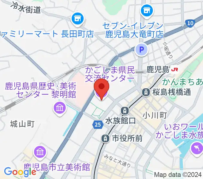 カクイックス交流センターの地図