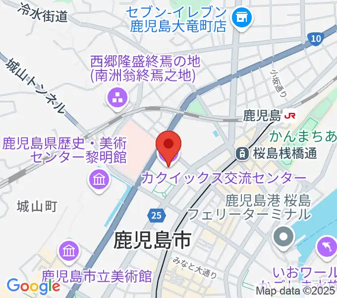 カクイックス交流センターの地図