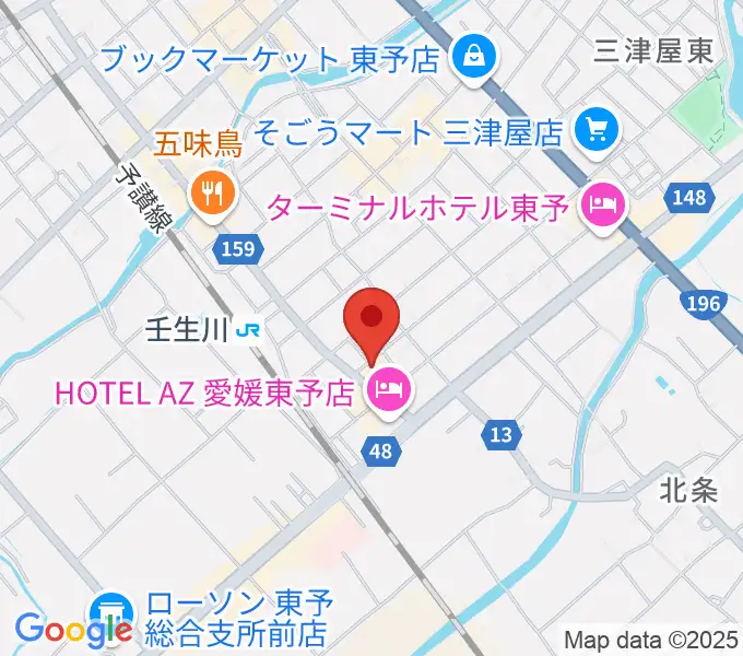 電王堂の地図
