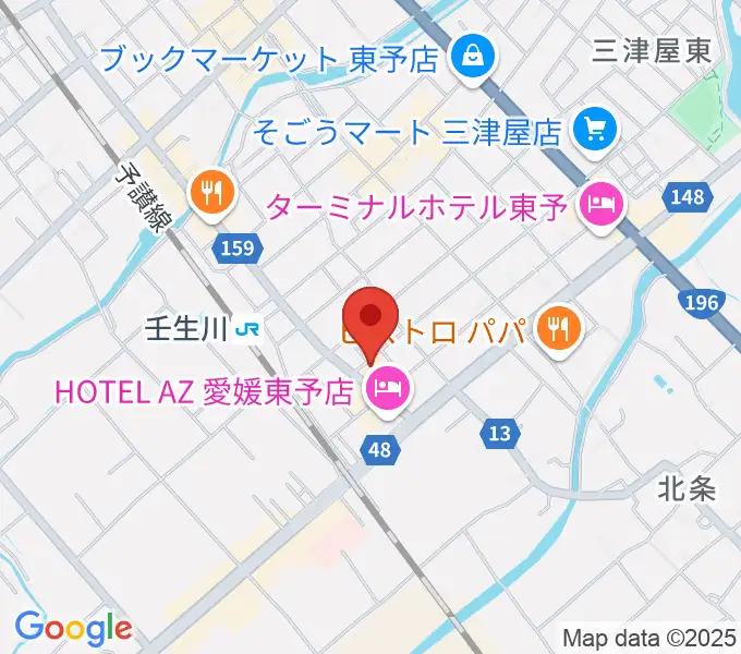 電王堂の地図