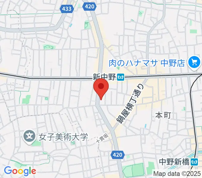 弁天の地図