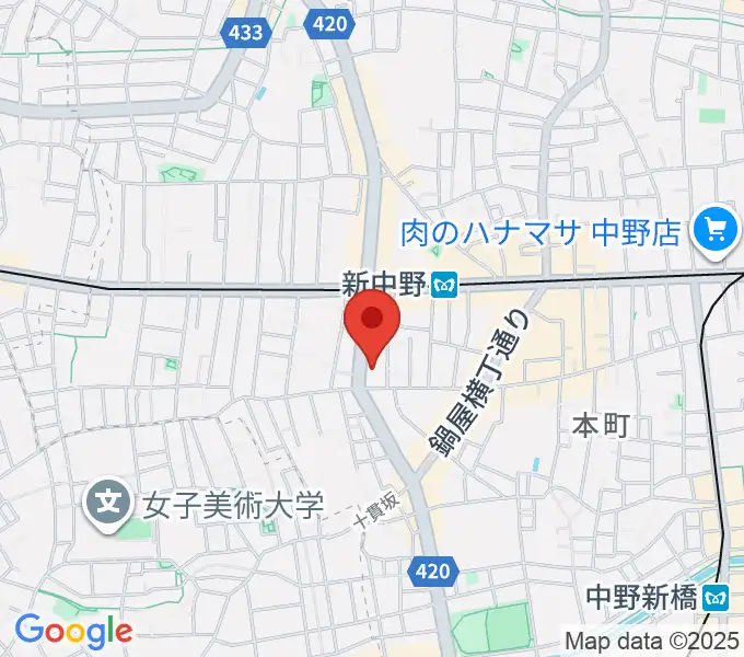 弁天の地図