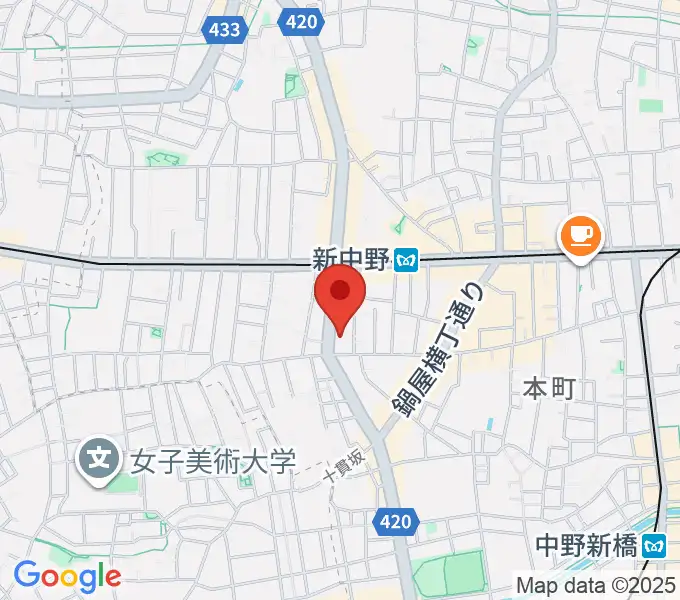 弁天の地図