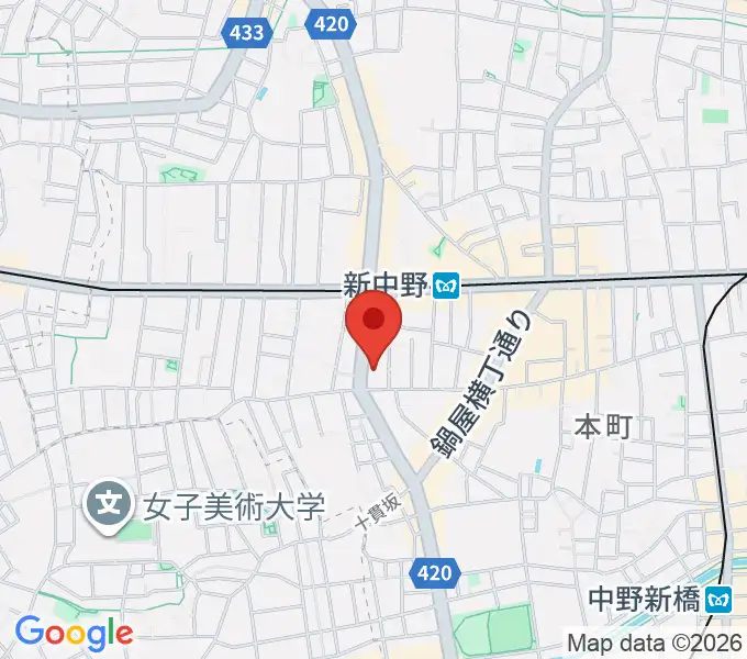 弁天の地図