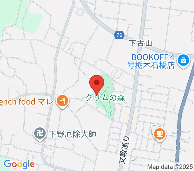 グリムの森・グリムの館の地図