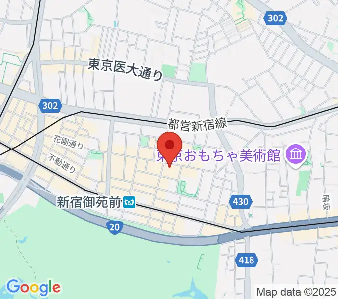 御苑ROSSO198の地図