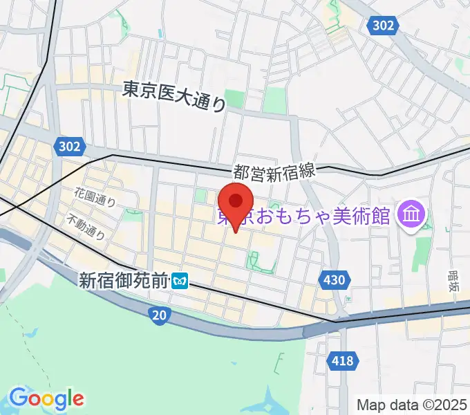 御苑ROSSO198の地図