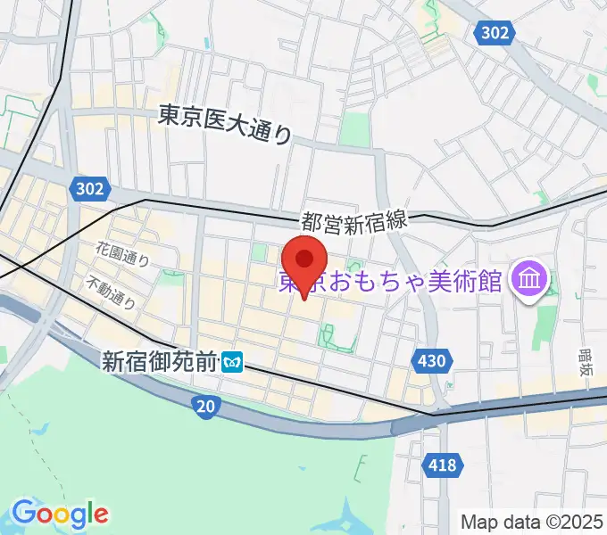 御苑ROSSO198の地図