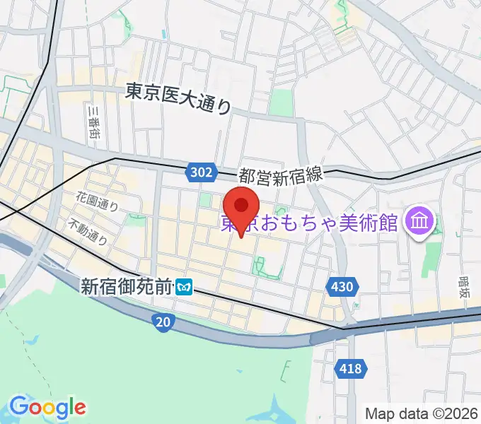 御苑ROSSO198の地図