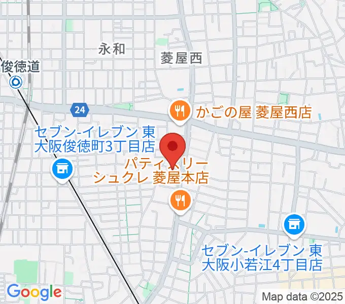 小林PIANO教室の地図