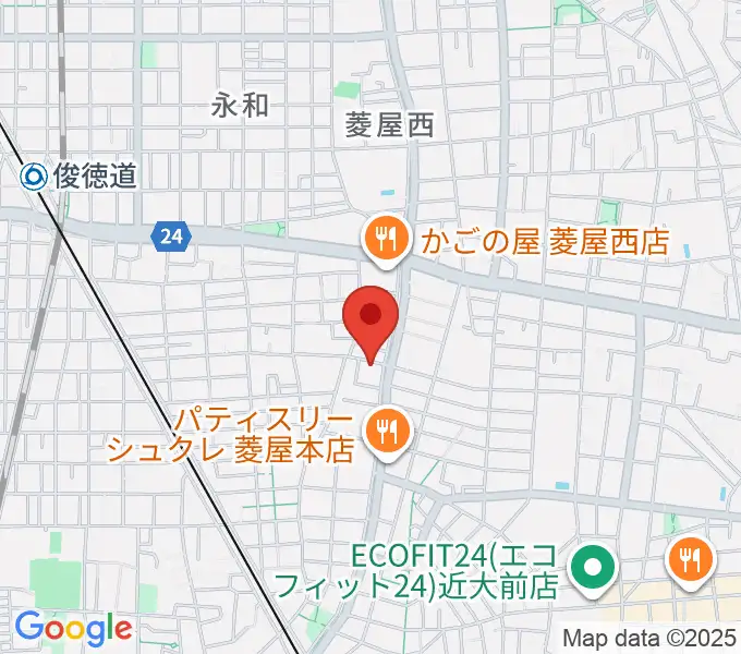 小林PIANO教室の地図