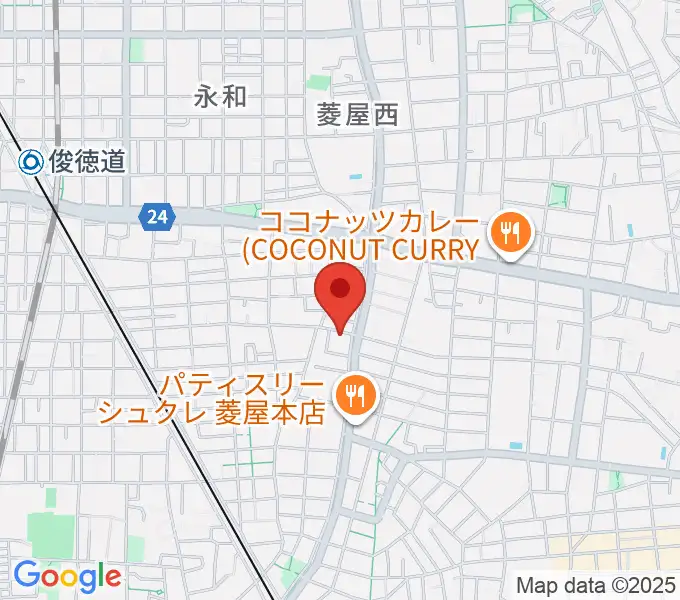 小林PIANO教室の地図