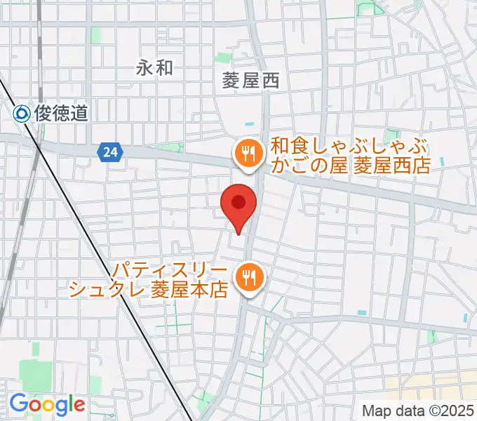 小林PIANO教室の地図