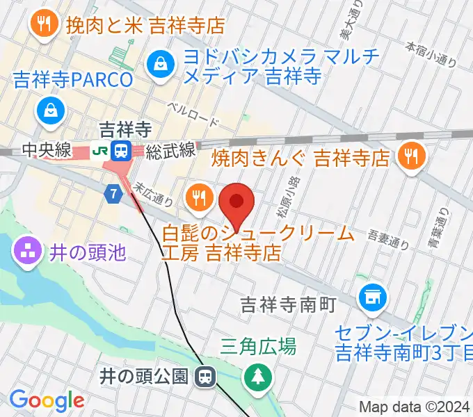 スタジオ壱之助の地図