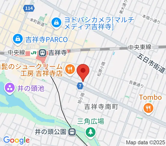 スタジオ壱之助の地図
