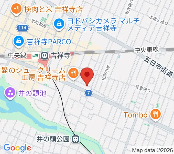 スタジオ壱之助の地図