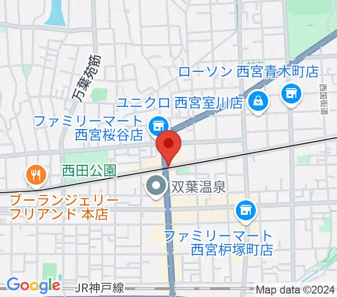 スタジオクリアの地図