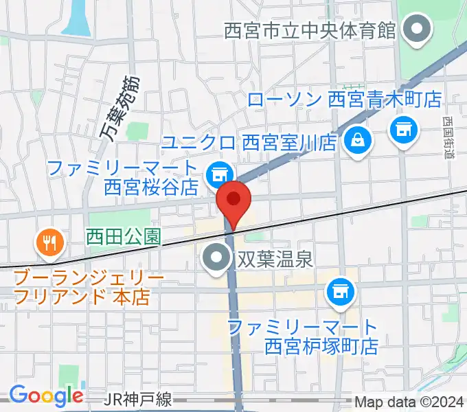 スタジオクリアの地図