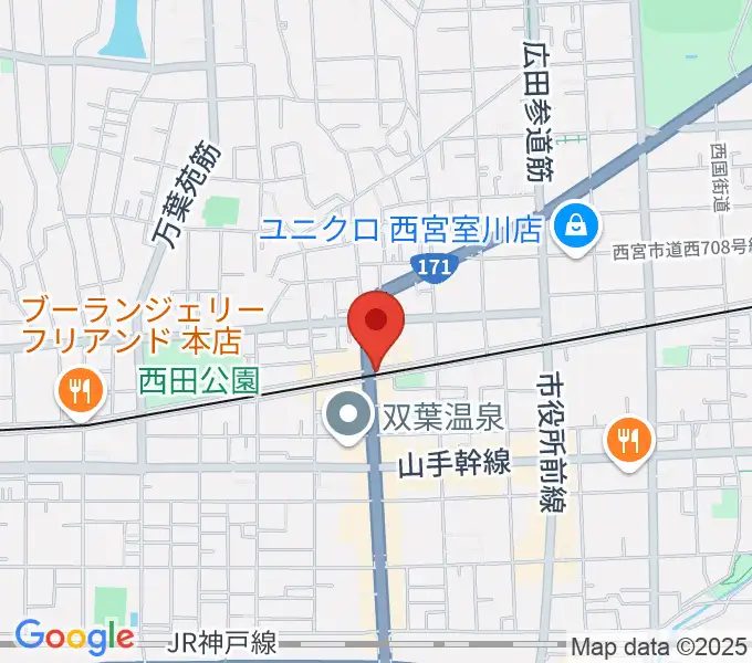 スタジオクリアの地図