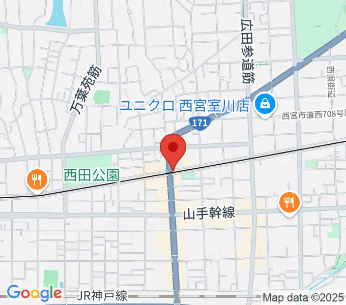 スタジオクリアの地図