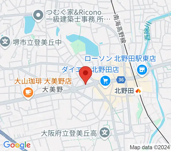 エレガントアカデミーの地図