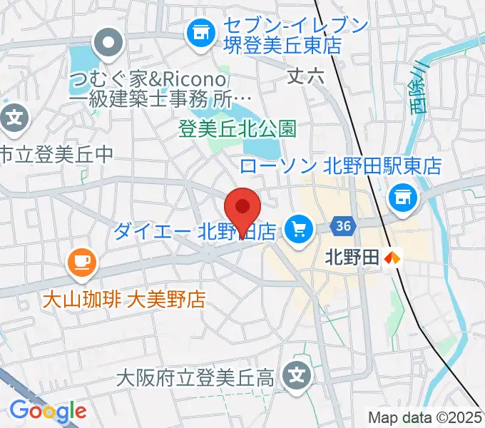 エレガントアカデミーの地図