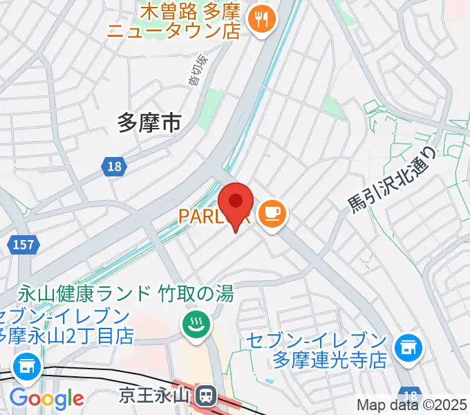 飯塚楽器工房の地図