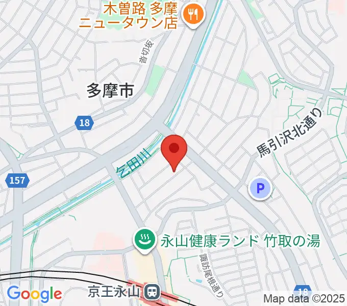 飯塚楽器工房の地図