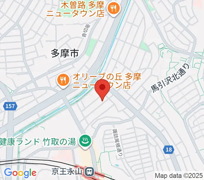 飯塚楽器工房の地図