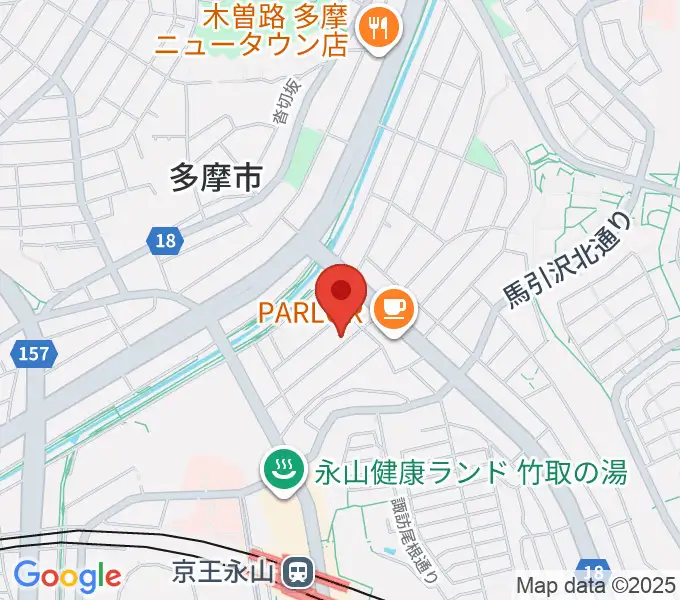 飯塚楽器工房の地図